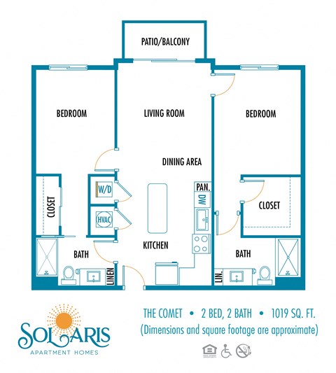 a floor plan of the condo